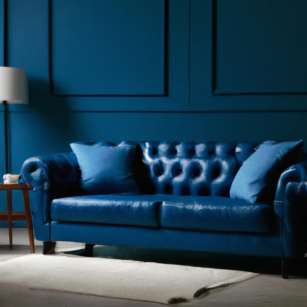Jaki kolor ścian do granatowej kanapy?