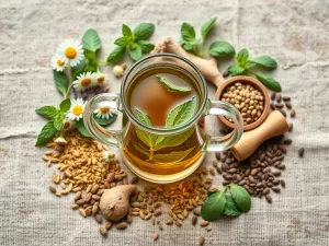 Zioła na zdrowe jelita - ziołowa herbata i składniki naturalne